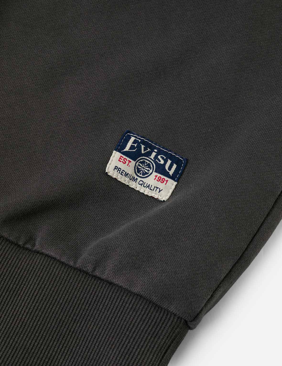 佛头和商标刺绣休闲卫衣