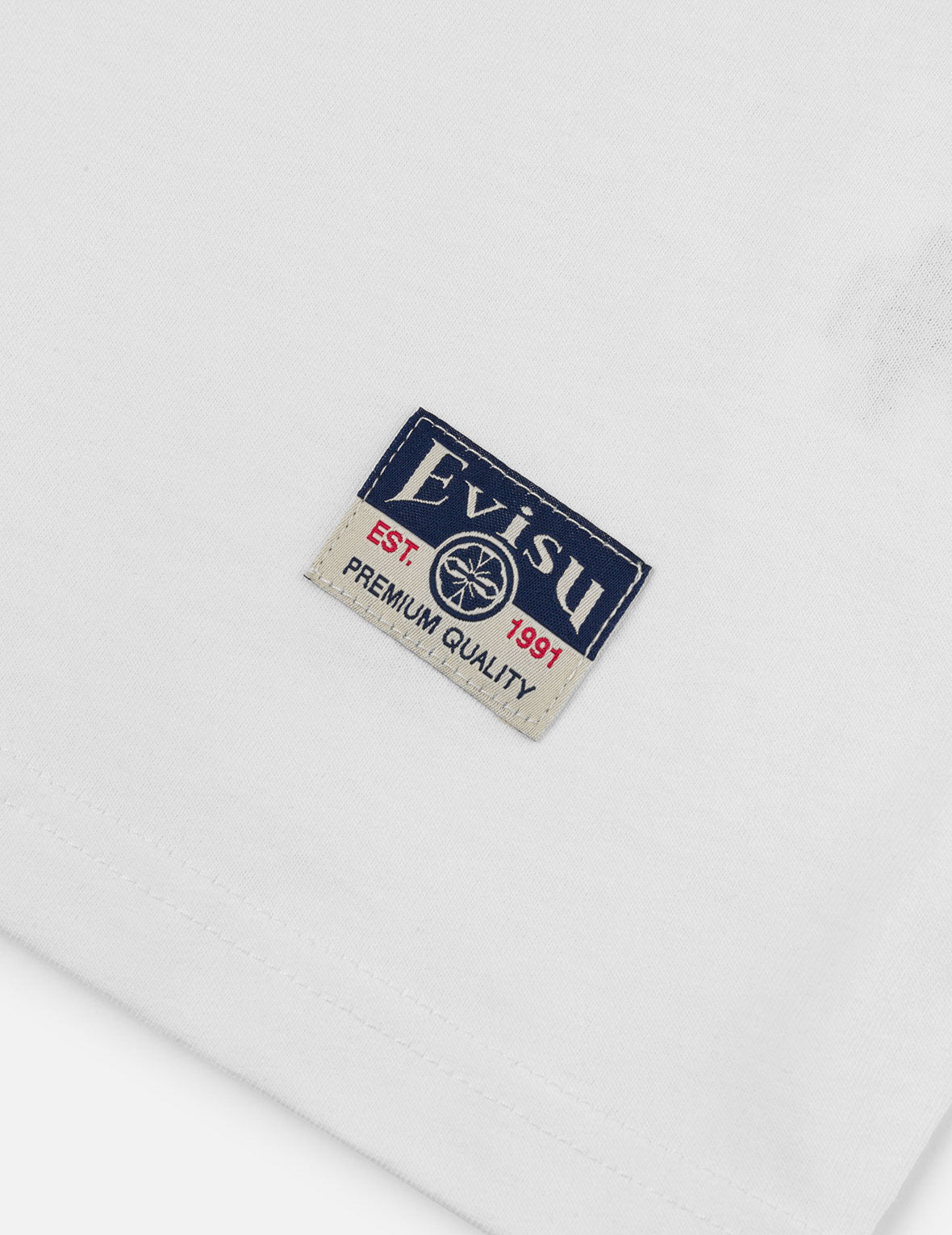 Multi-pocket Color Blocking Sashiko Loose Fit T-shirt