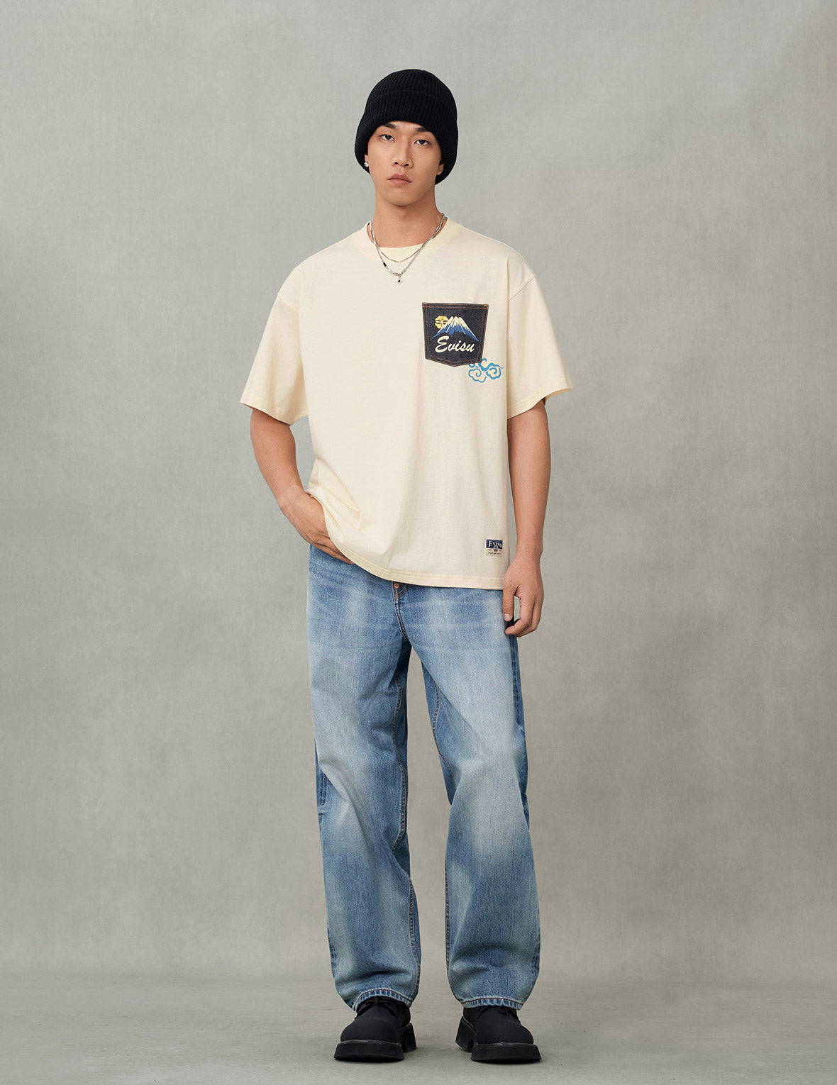 Godhead Lion Dance Print Relax Fit T-Shirt