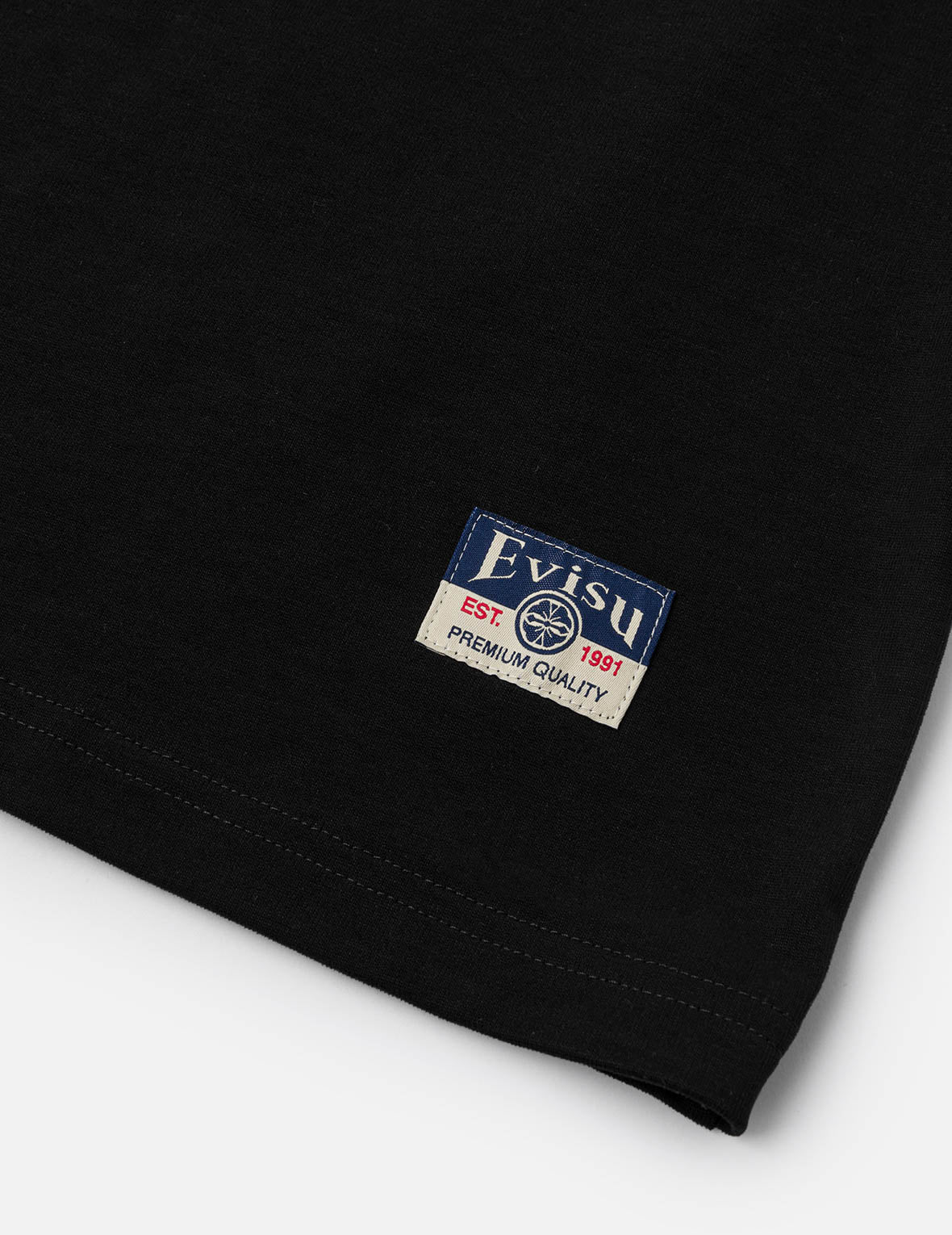 Lion Dance and Mountain Embroidery Relax Fit T-Shirt