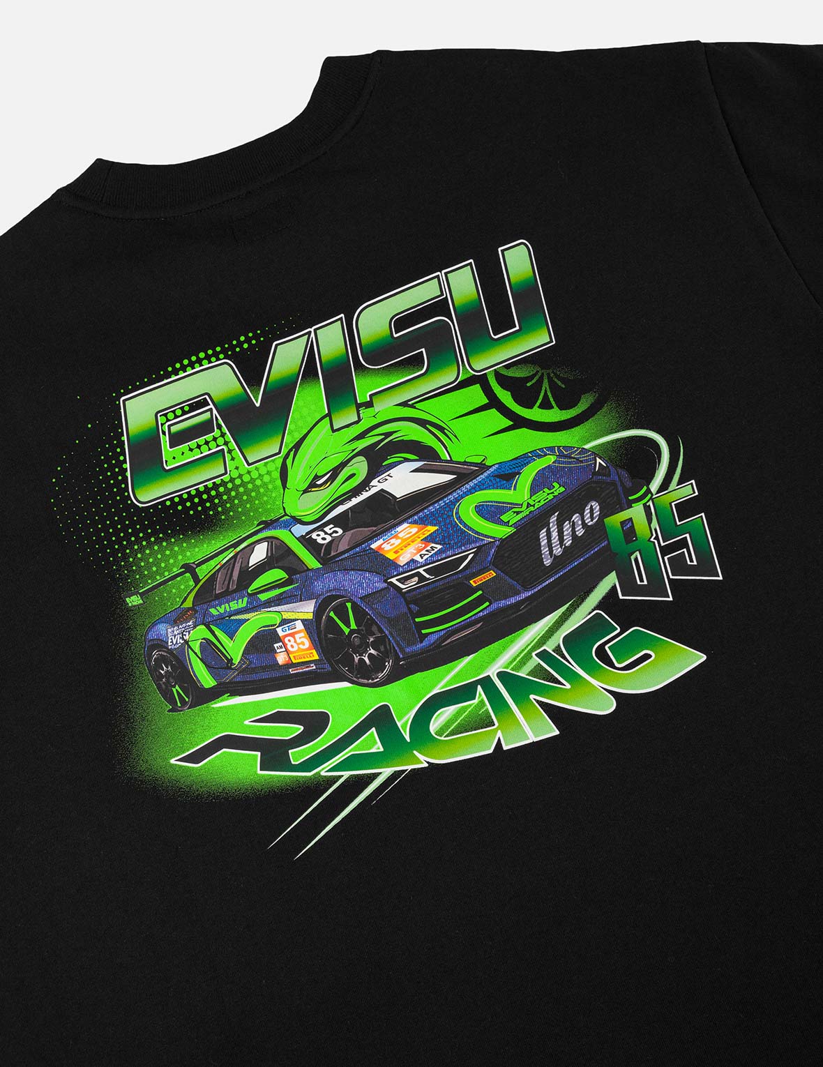 Trimeresurus Snake Shadow 3.0 Racing Print T-shirt - Black