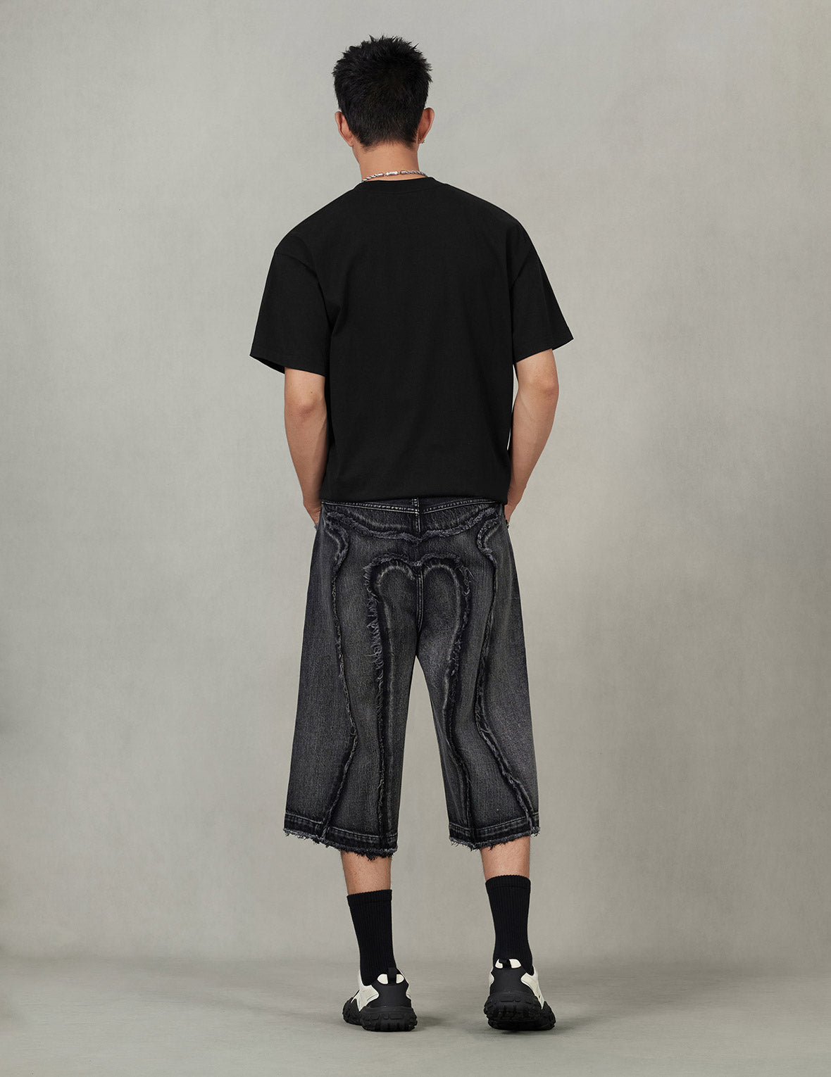 High Heel Seagull Print Relax Fit T-Shirt