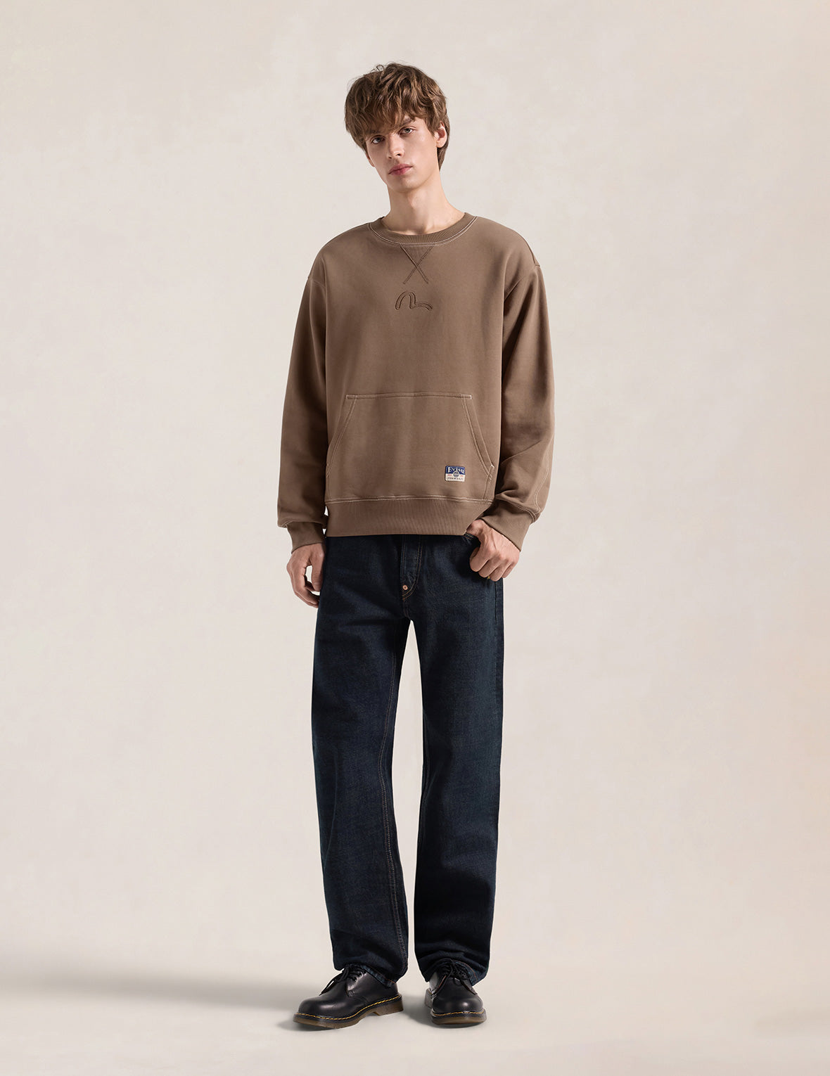 Seagull Patchwork Pocket Selvedge Jeans #2020