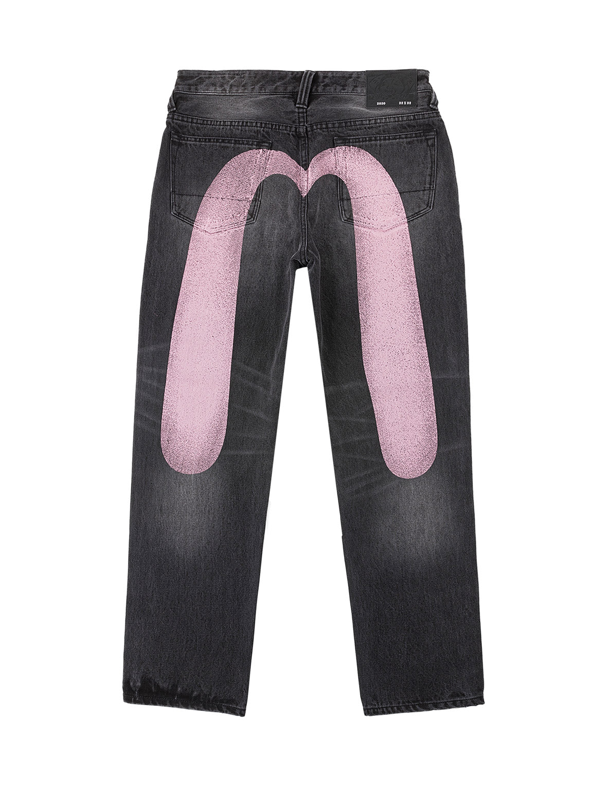 Faded Daicock Print Relax Fit Jeans #2030
