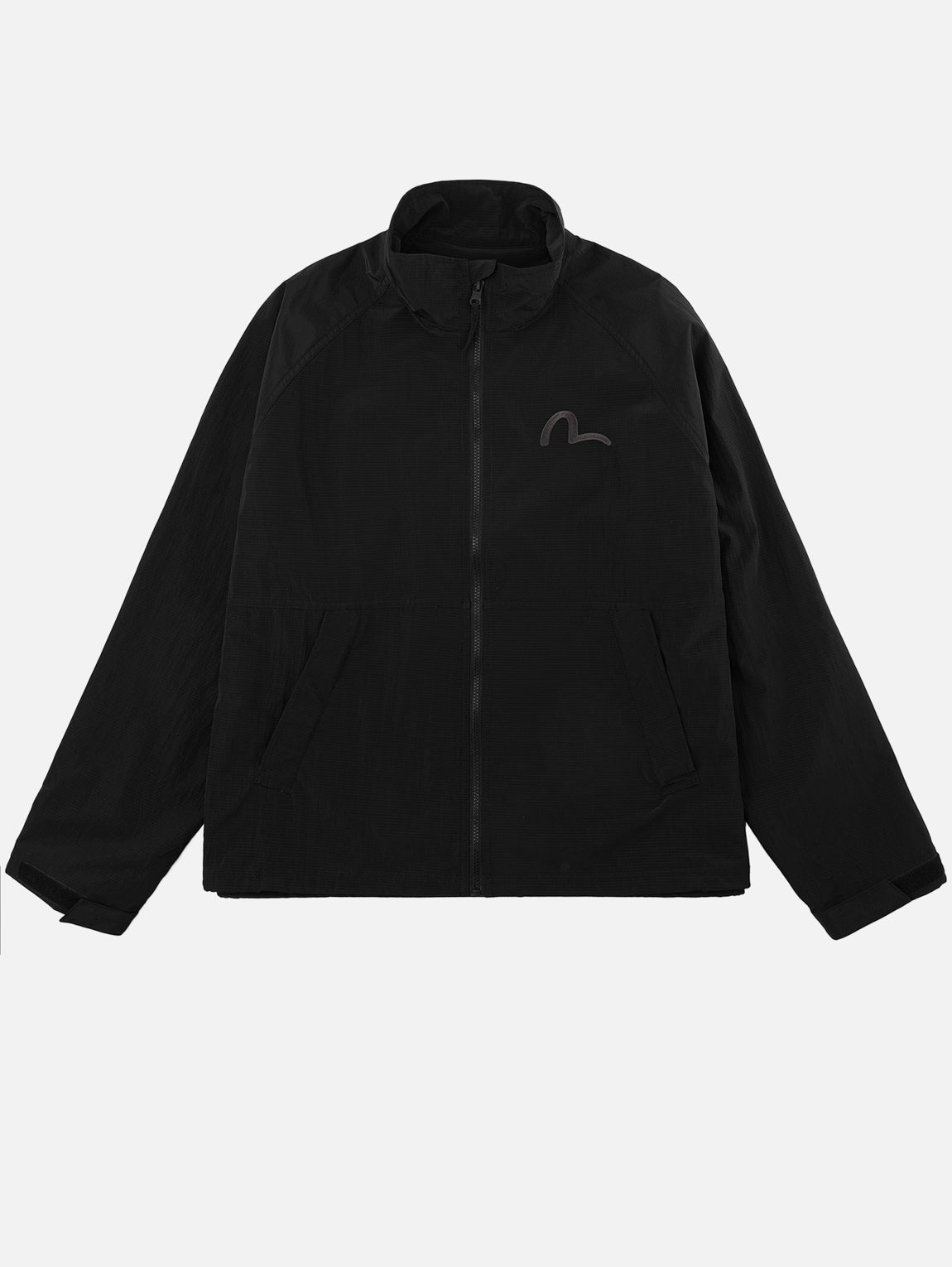 Logo Embroidered Zip-Up Windbreaker