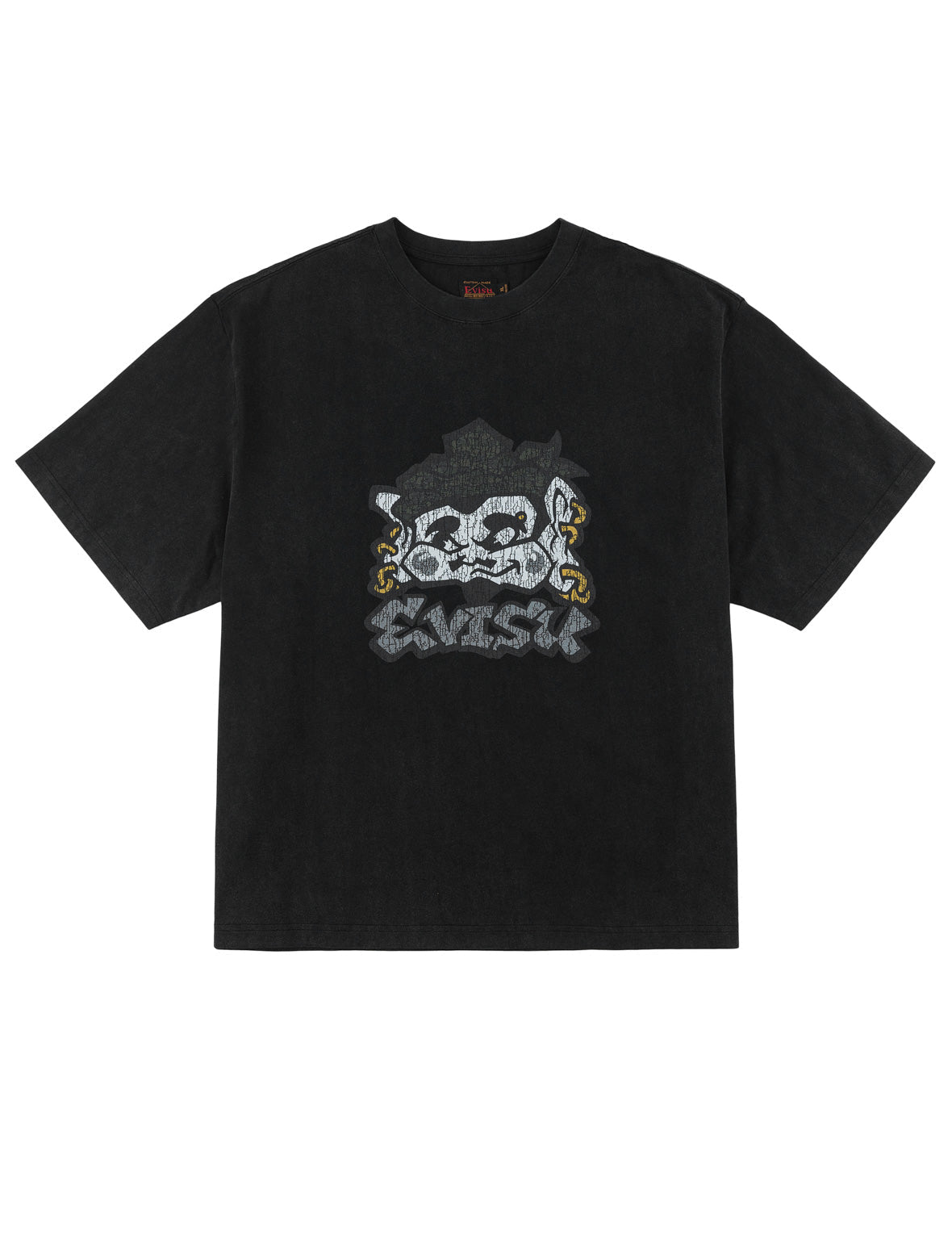 Godhead & Evisu Logo Printed T-Shirt
