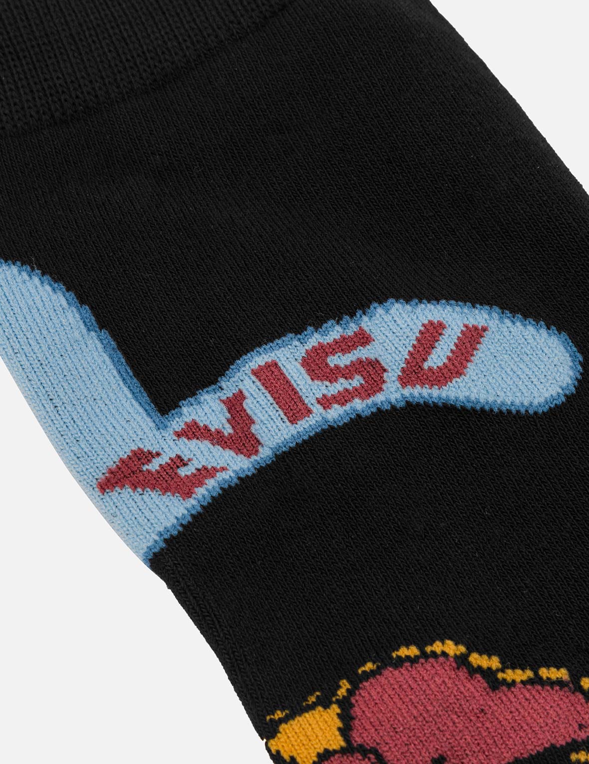 EVISU Multiple Logo Jacquard Long Socks