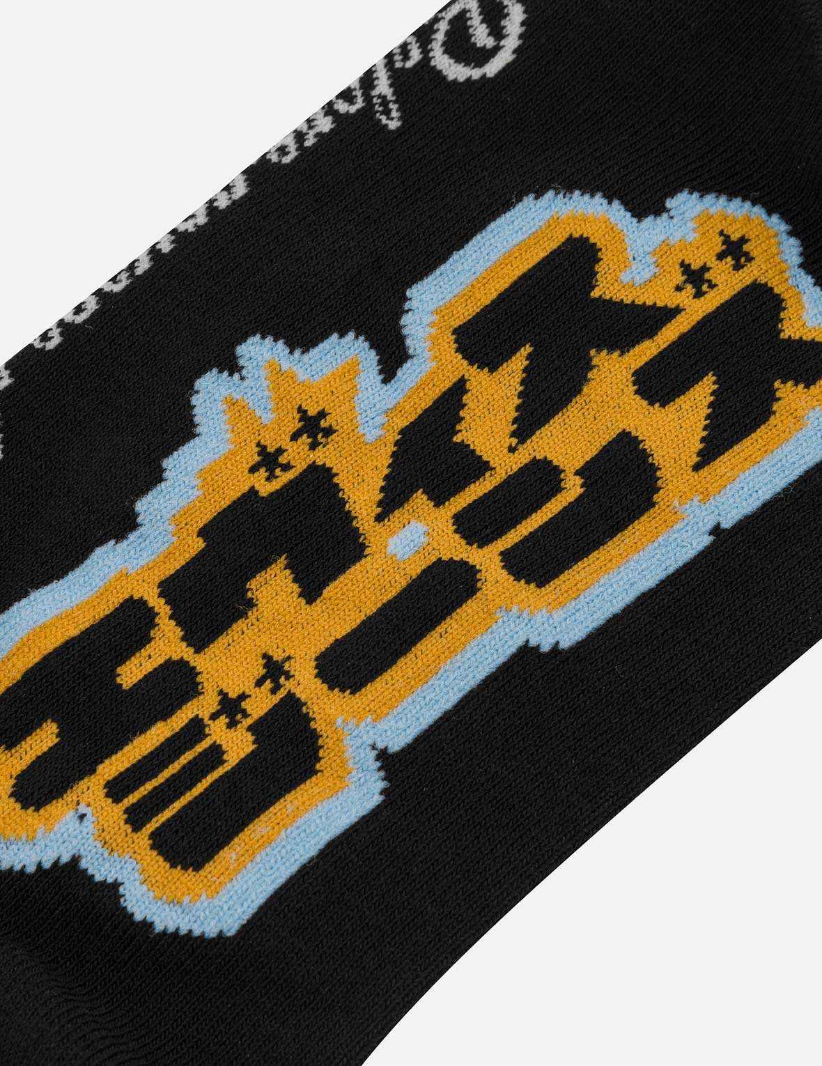 EVISU Multiple Logo Jacquard Long Socks