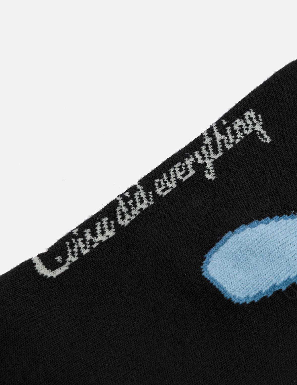 EVISU Multiple Logo Jacquard Long Socks