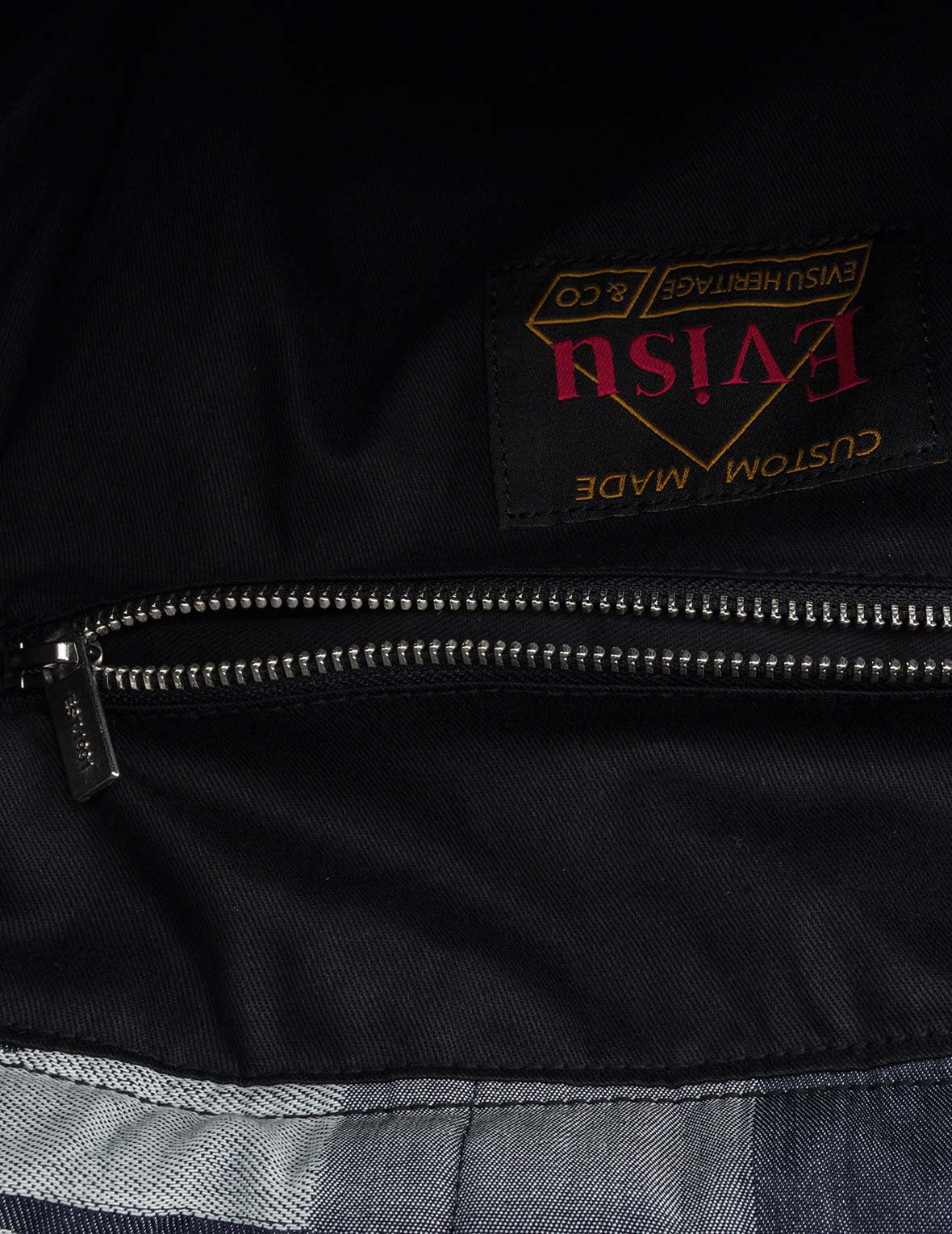 满地商标提花印花牛仔手提包