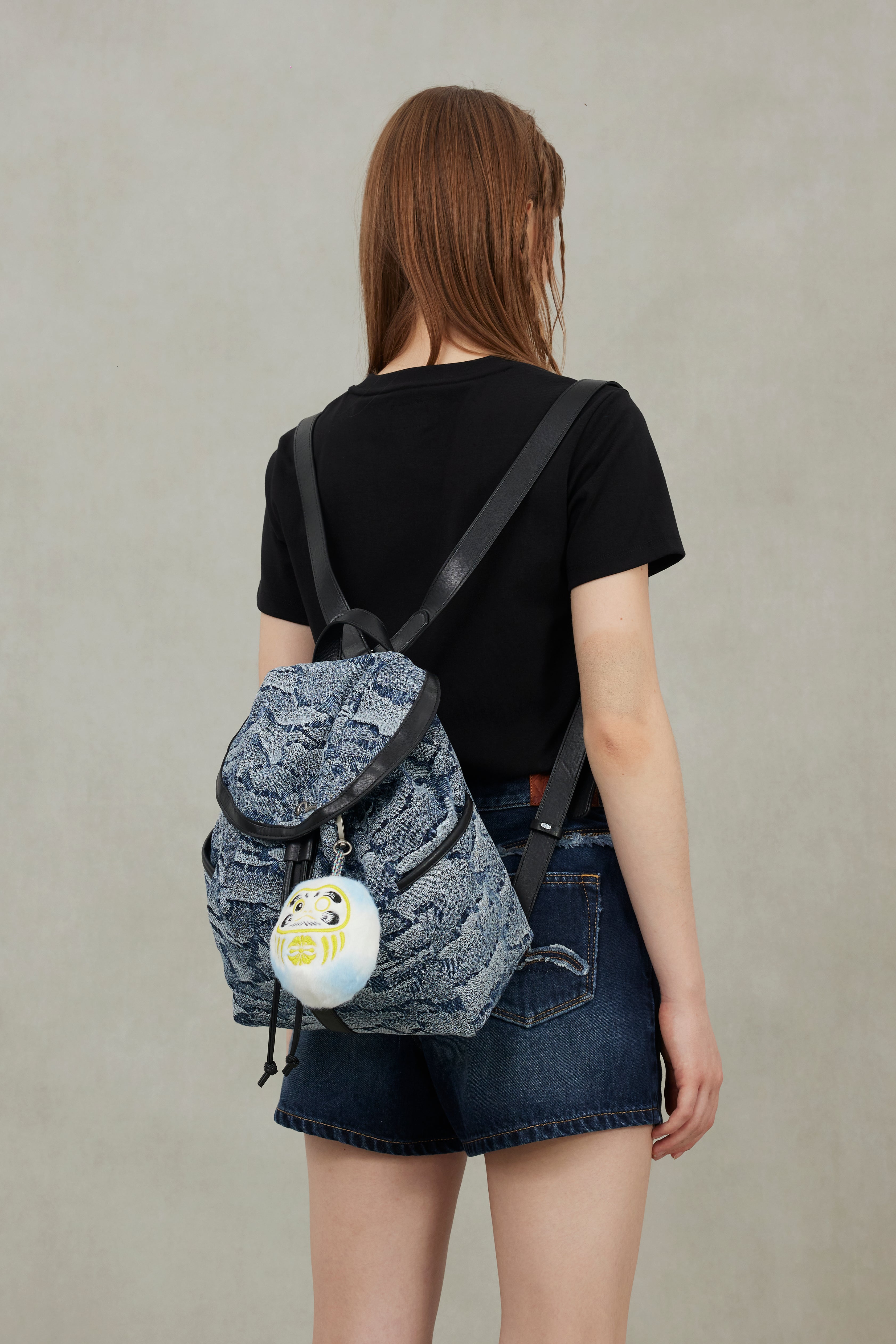 Ishigaki Camo Jacquard Denim Backpack