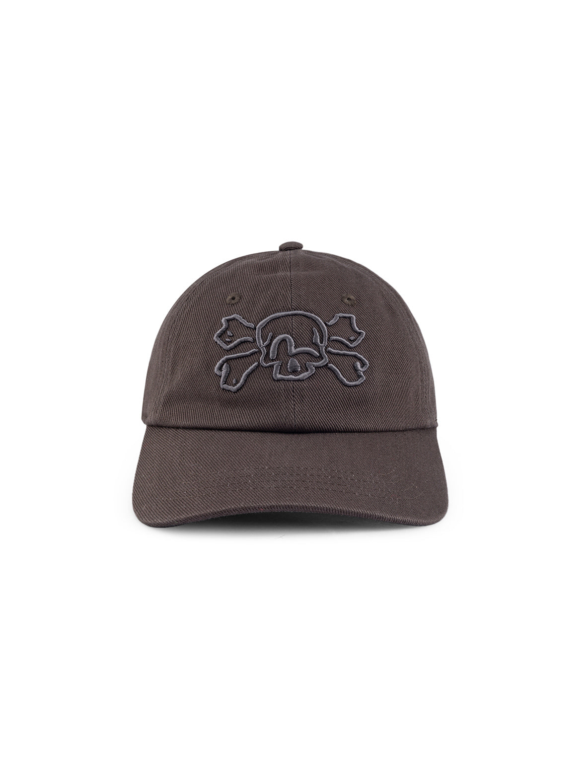 Skull and Seagull Embroidery Cap