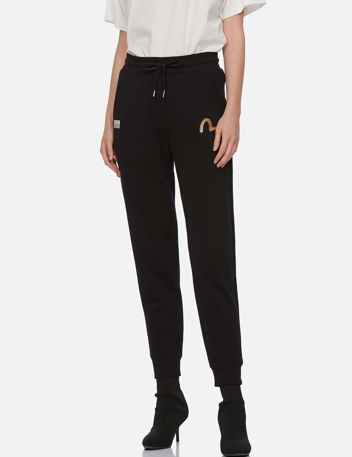 Brocade Kamon Appliqué Sweatpants