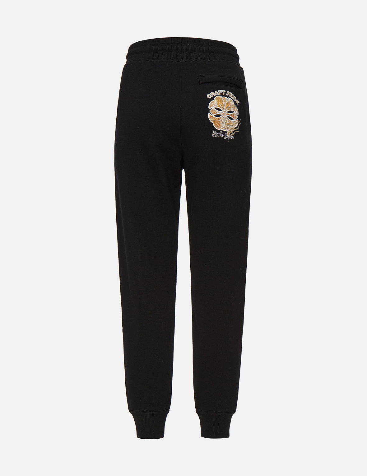 Brocade Kamon Appliqué Sweatpants