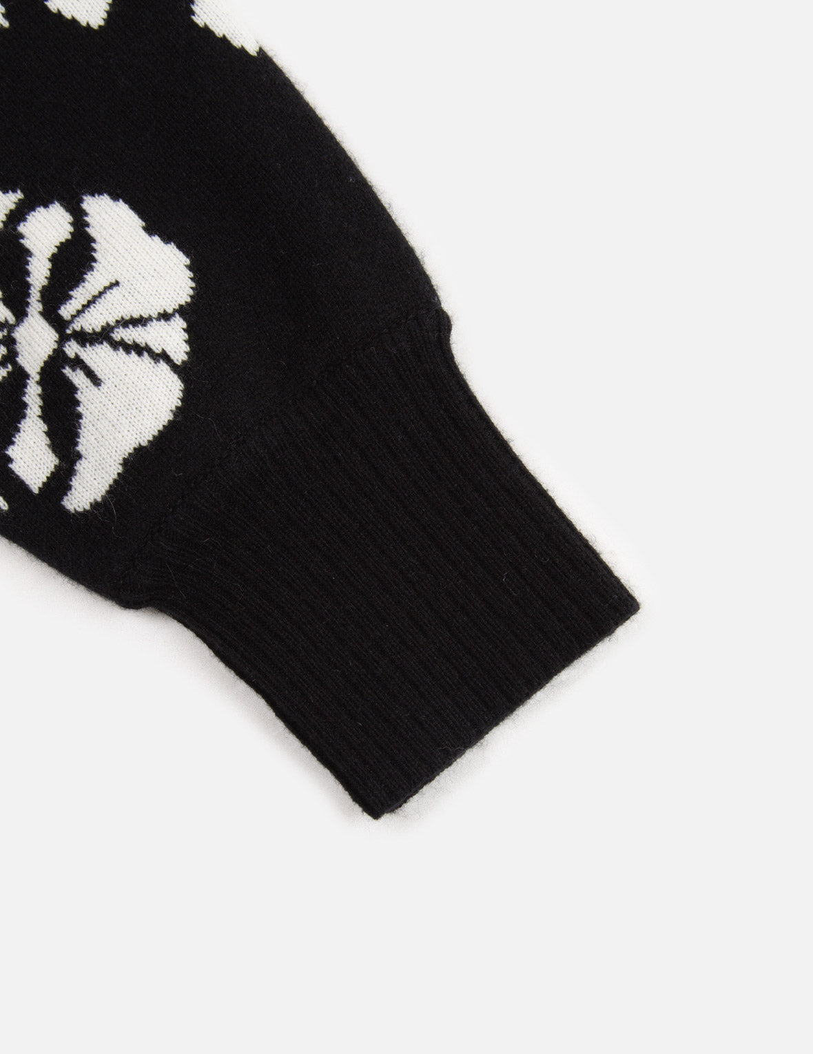Allover Kamon and Logo Jacquard Sweater