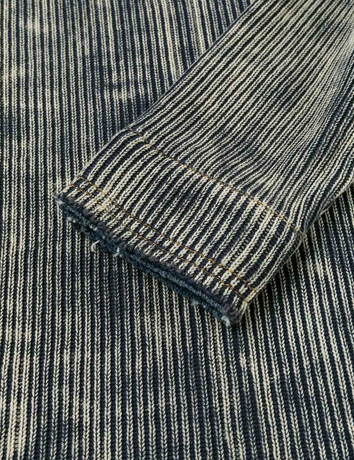 牛仔并布时尚版型拉链外套