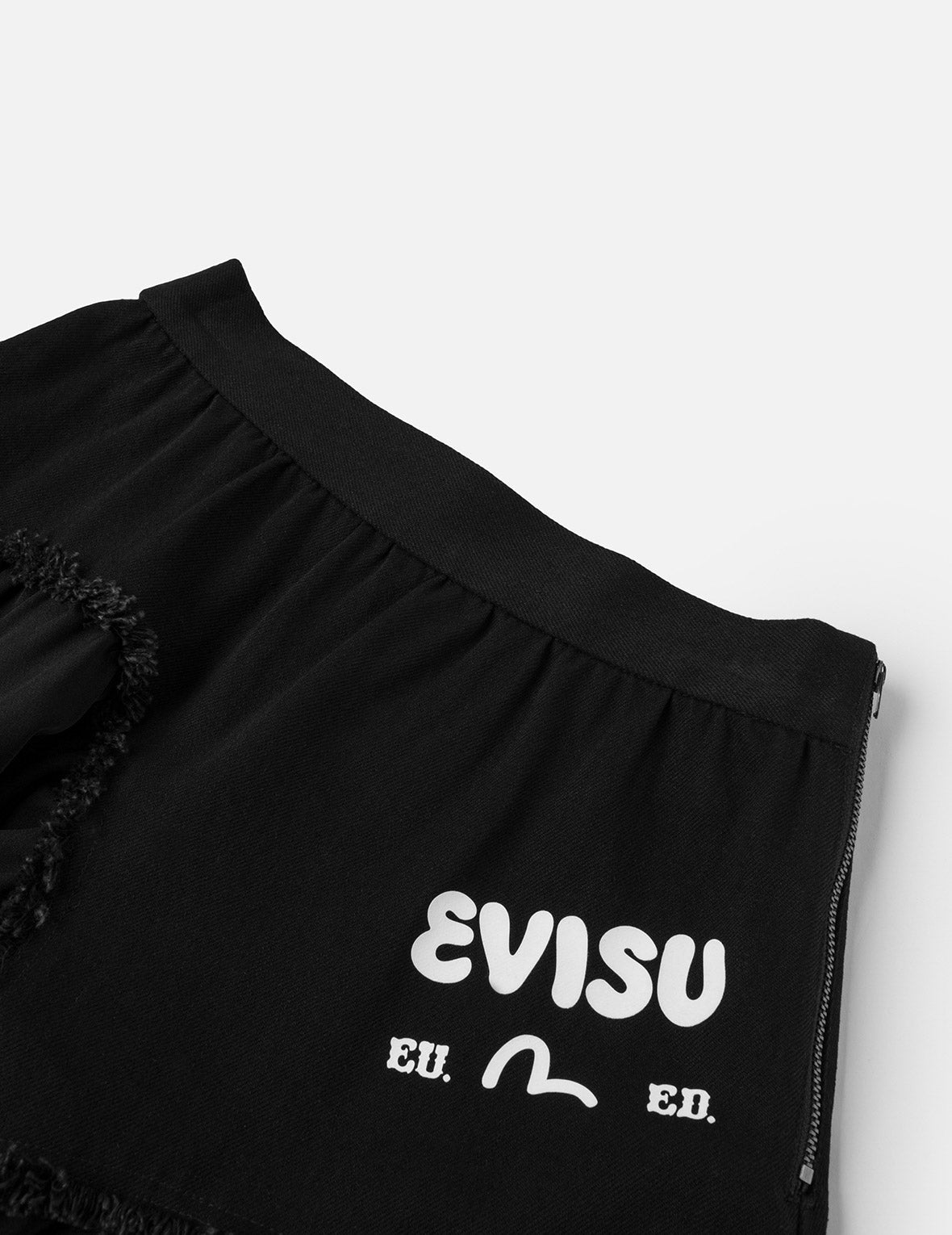 Seagull-inspired Asymmetrical Ruffles Oversized Midi Skirt