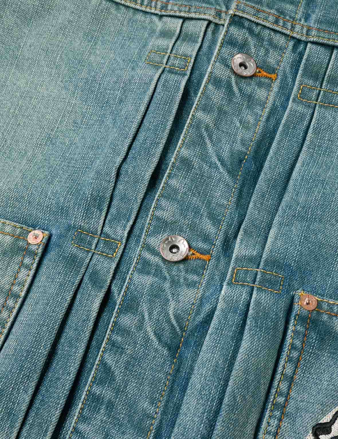 【EXCLUSIVE】EVISU X ICECREAM Seagull Denim Jacket