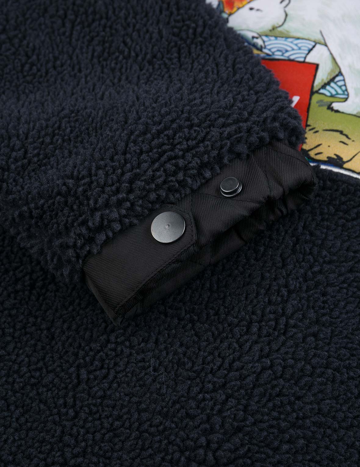 EVISU X MOOSE KNUCKLES 浮世绘羊羔绒外套