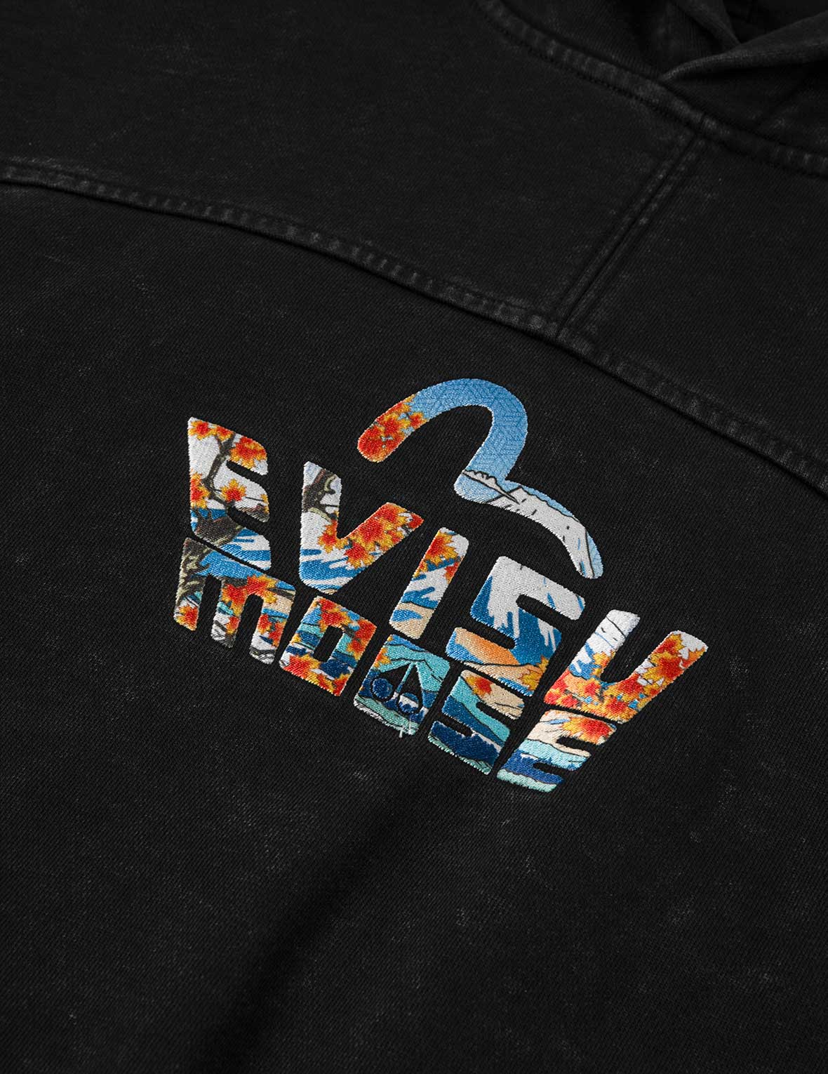 EVISU X MOOSE KNUCKLES 浮世绘连帽卫衣