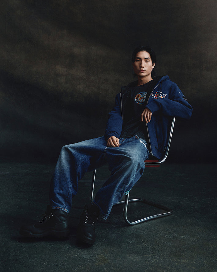 EVISU X MOOSE KNUCKLES 浮世绘外套