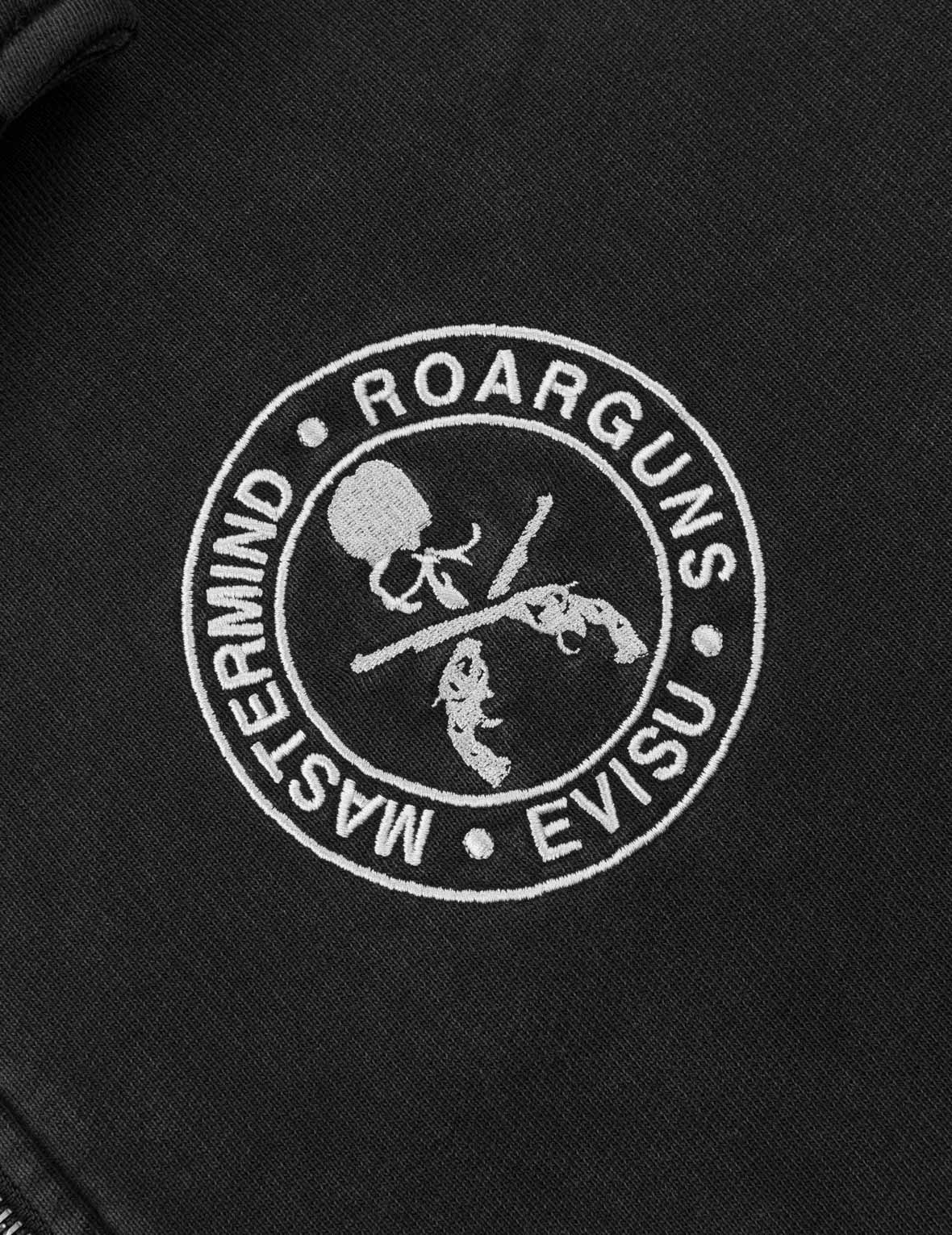 EVISU x mastermind JAPAN x roarguns 双枪骷髅大M后加帽卫衣