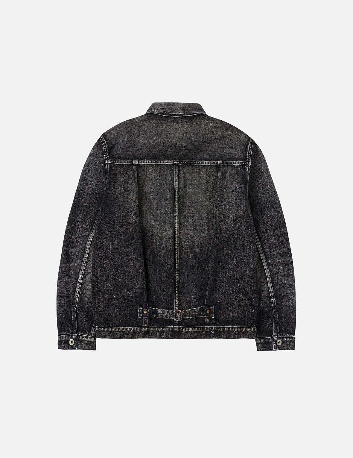 海鸥印花常规版型牛仔卡车司机外套