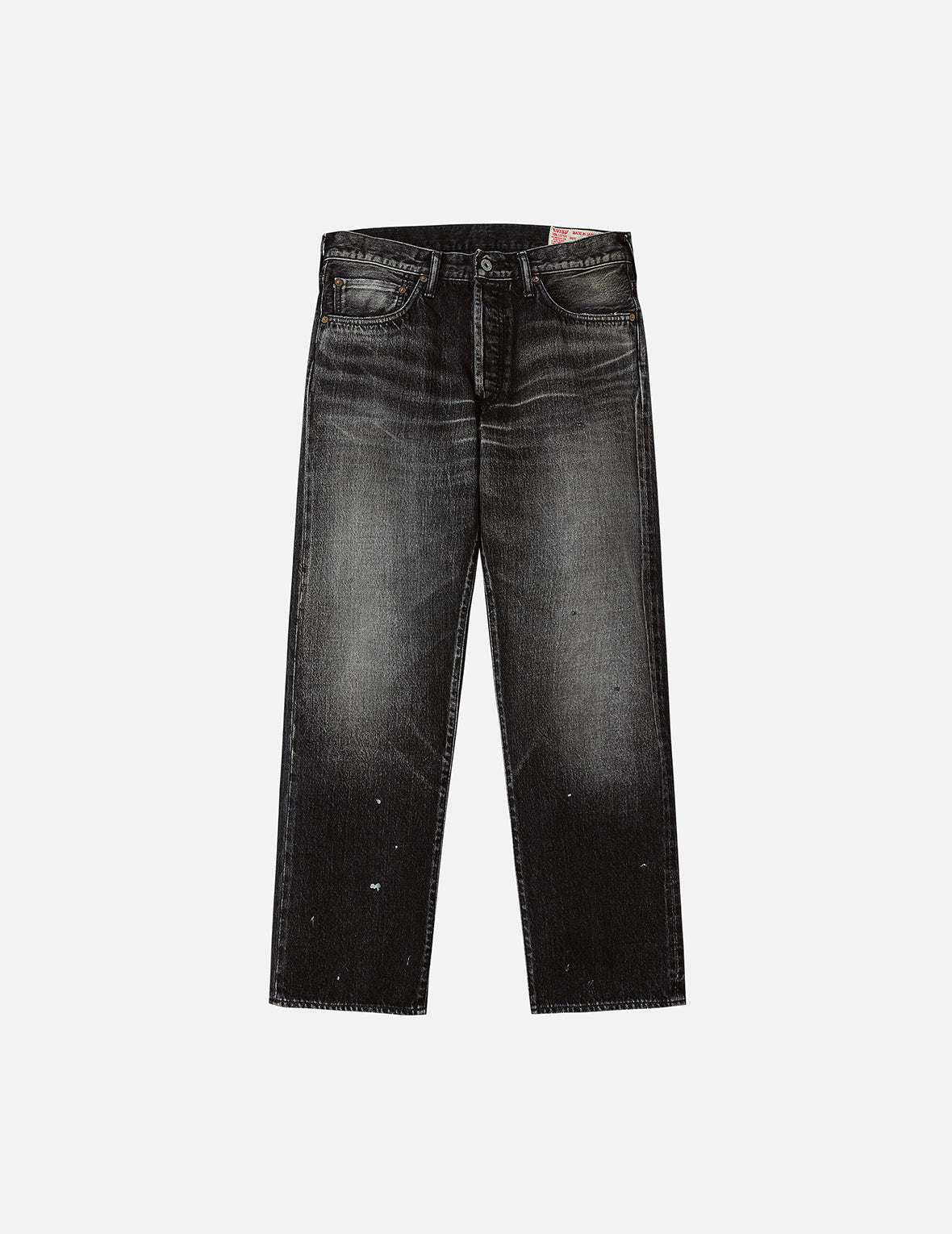 Washed Seagull Print Regular Fit Jeans