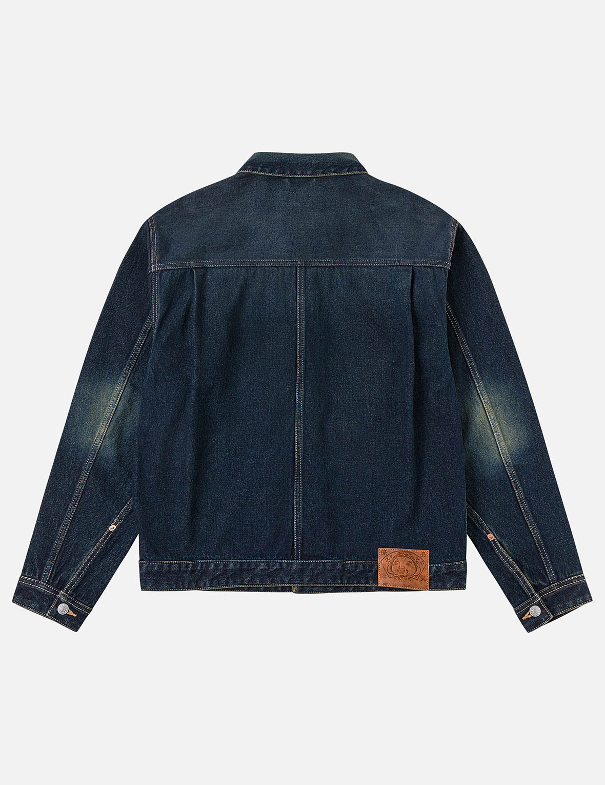 叠层口袋牛仔工装夹克