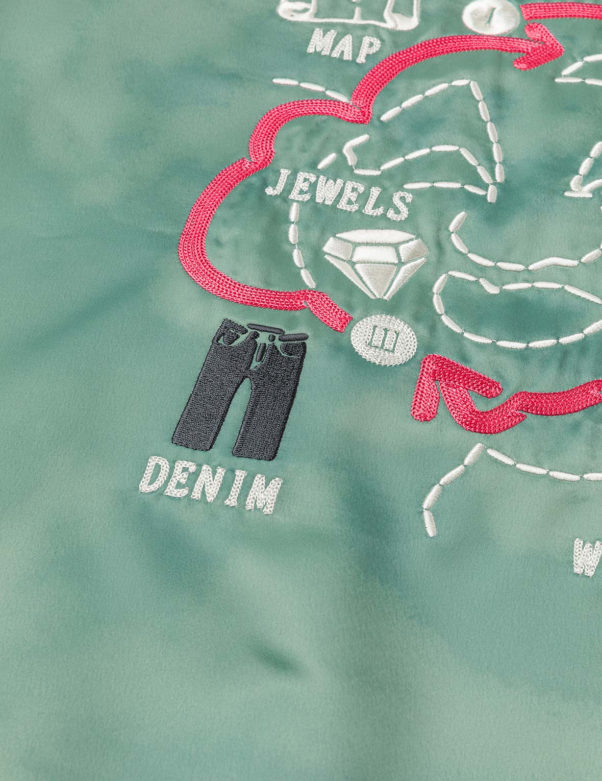 Treasure Hunt Faded Souvenir Jacket
