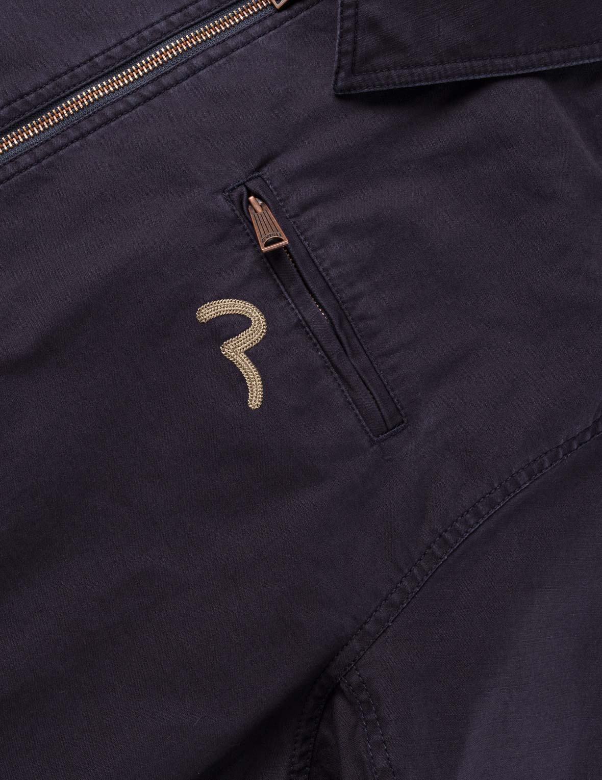 磨毛工装拉链夹克