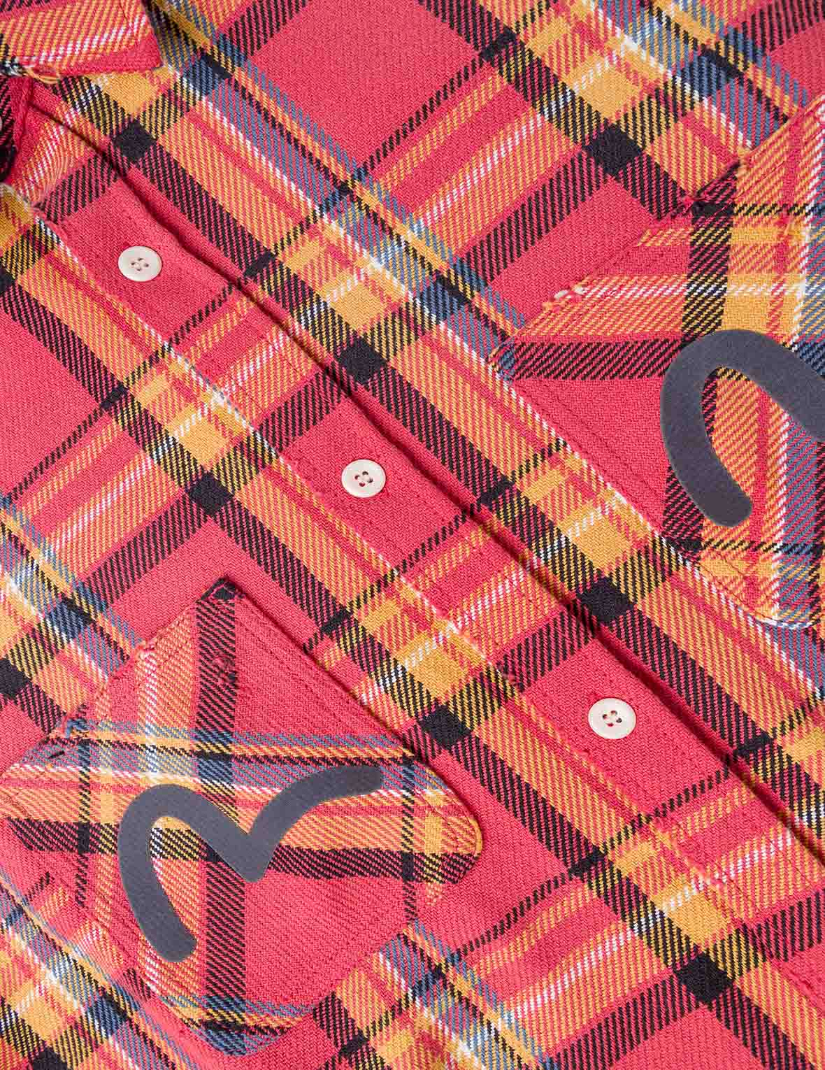 重水洗做旧法兰绒衬衫