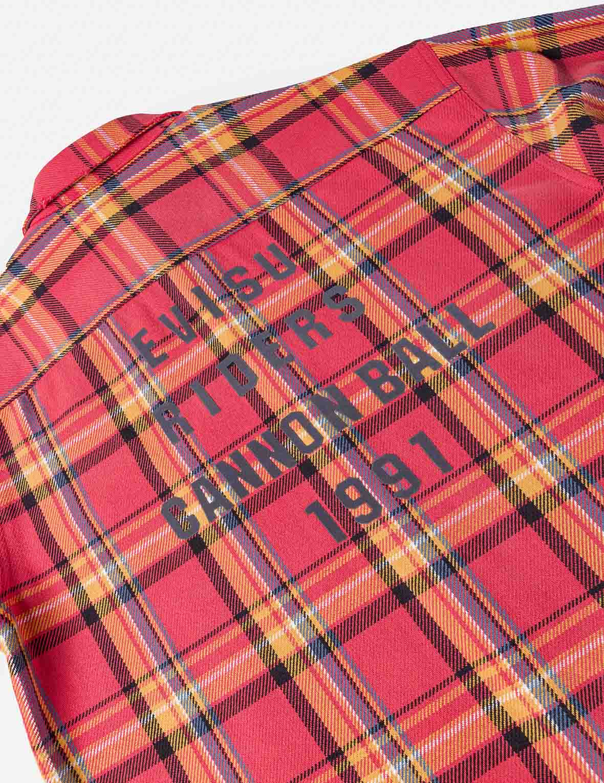 重水洗做旧法兰绒衬衫