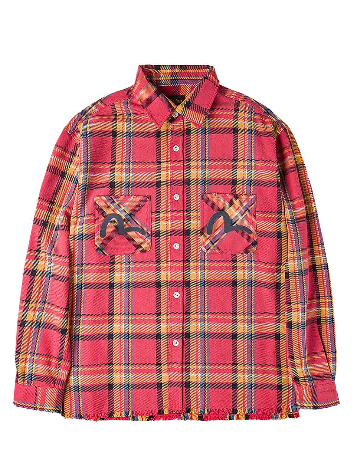 重水洗做旧法兰绒衬衫