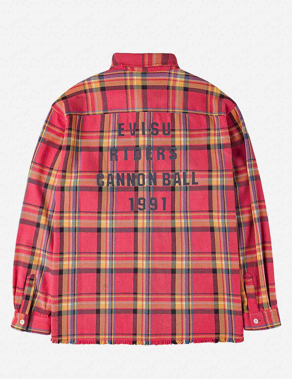 重水洗做旧法兰绒衬衫