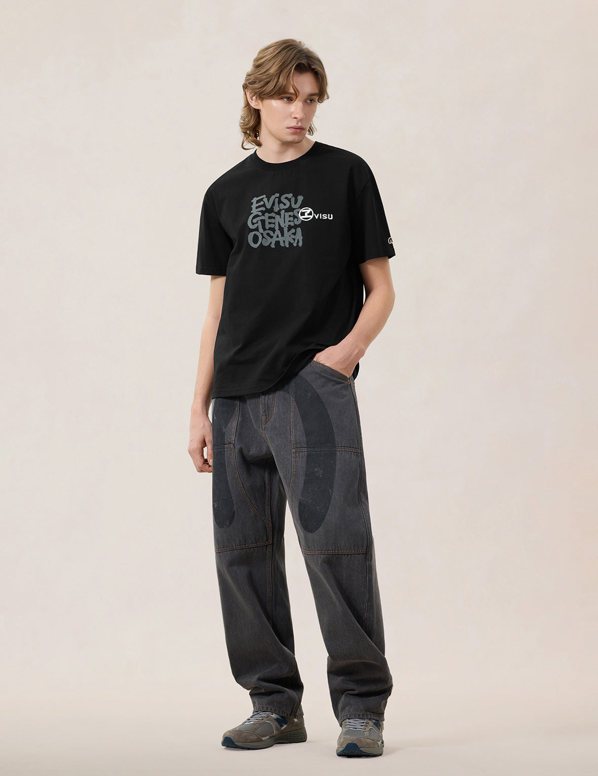 EVISU大阪字样T恤