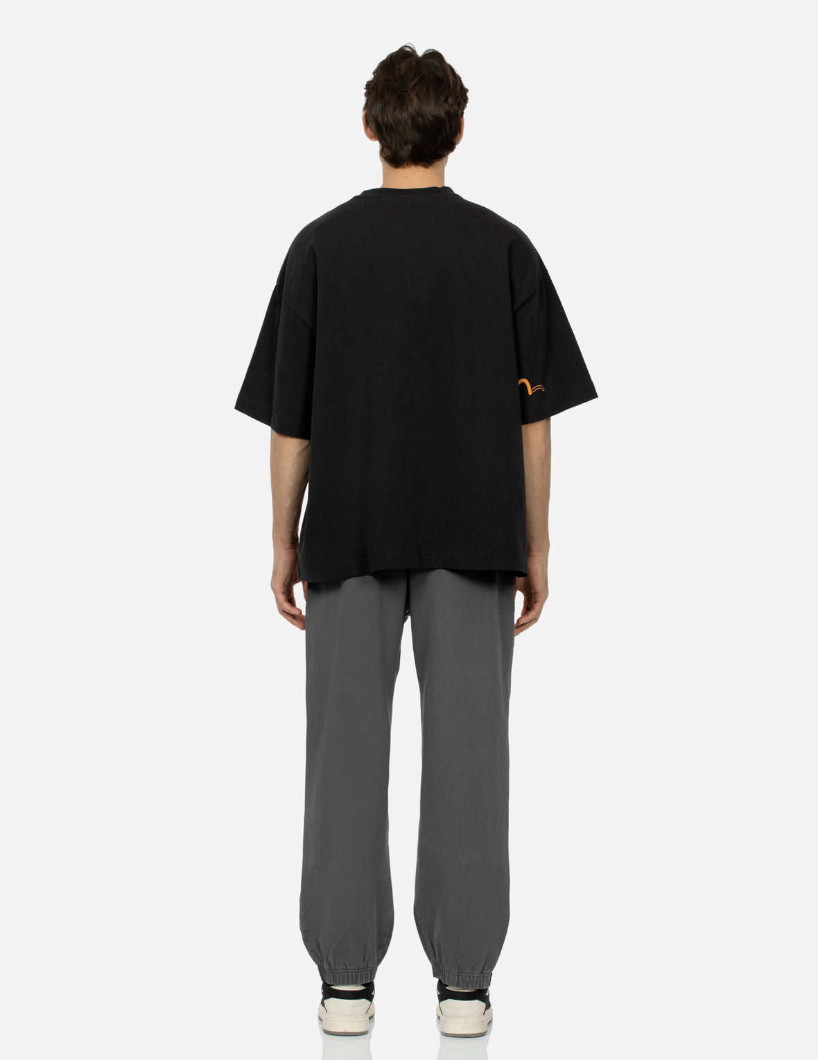 面料拼接时尚版型运动裤