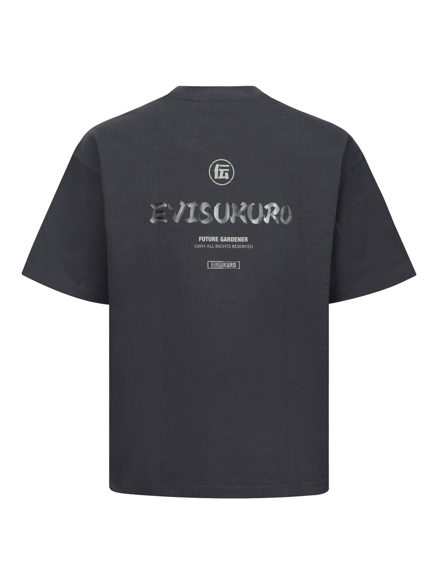Multi Logos Print Loose Fit T-shirt