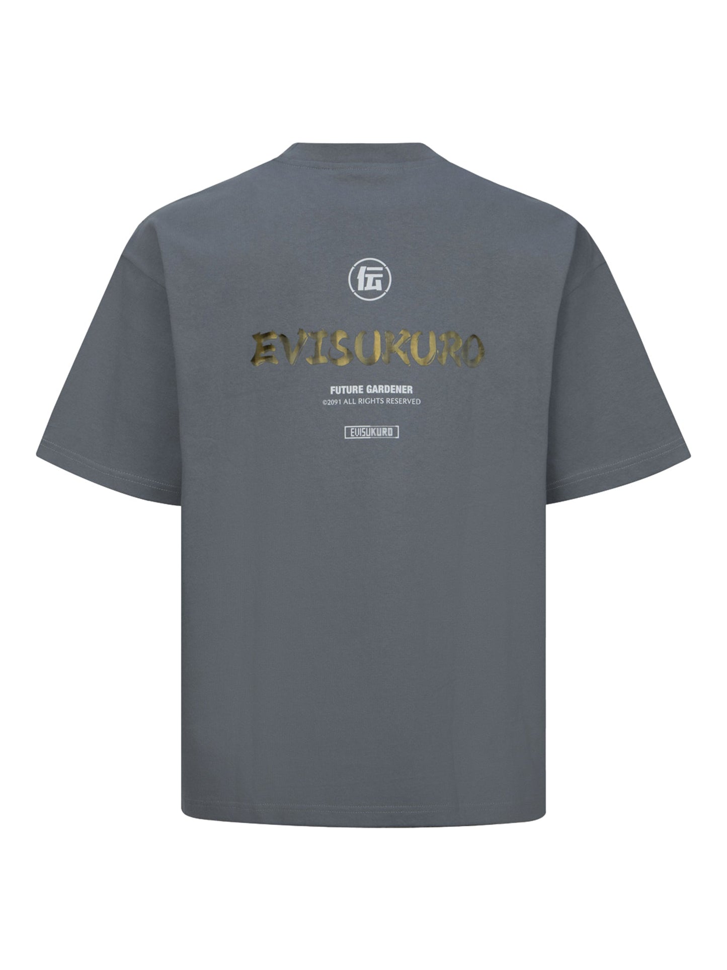 Multi Logos Print Loose Fit T-shirt
