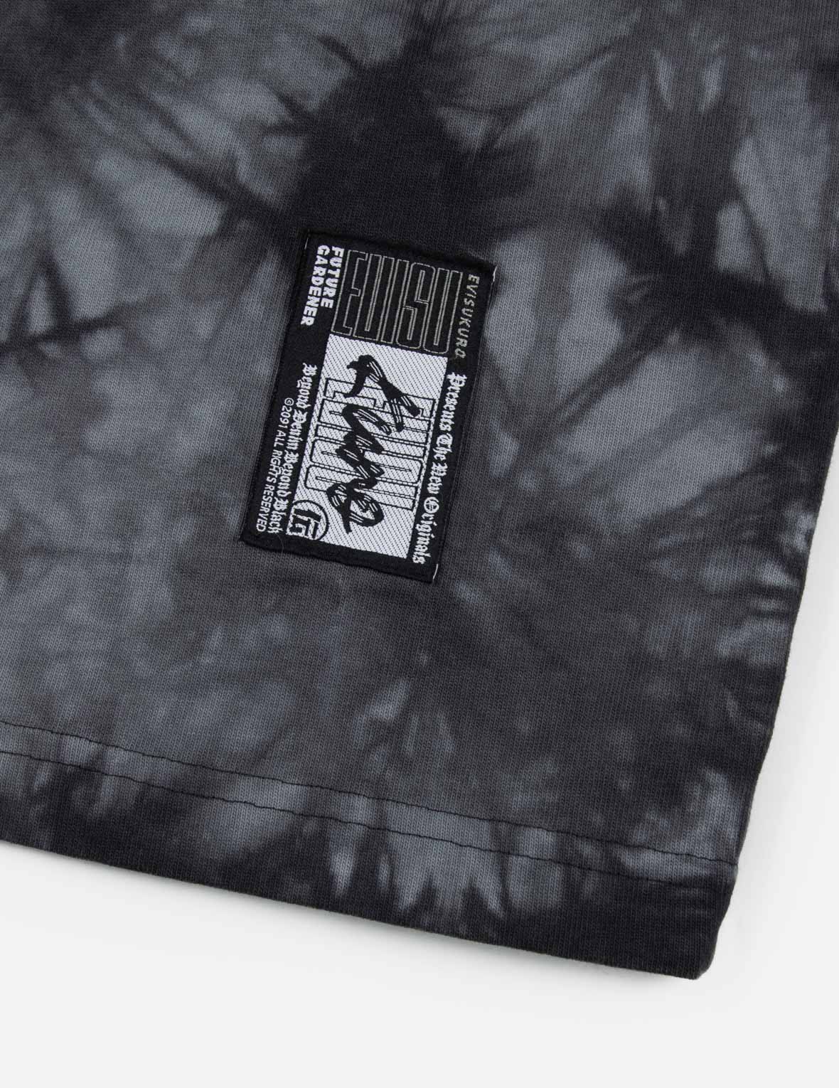 扎染水洗和海鸥刺绣宽版T恤