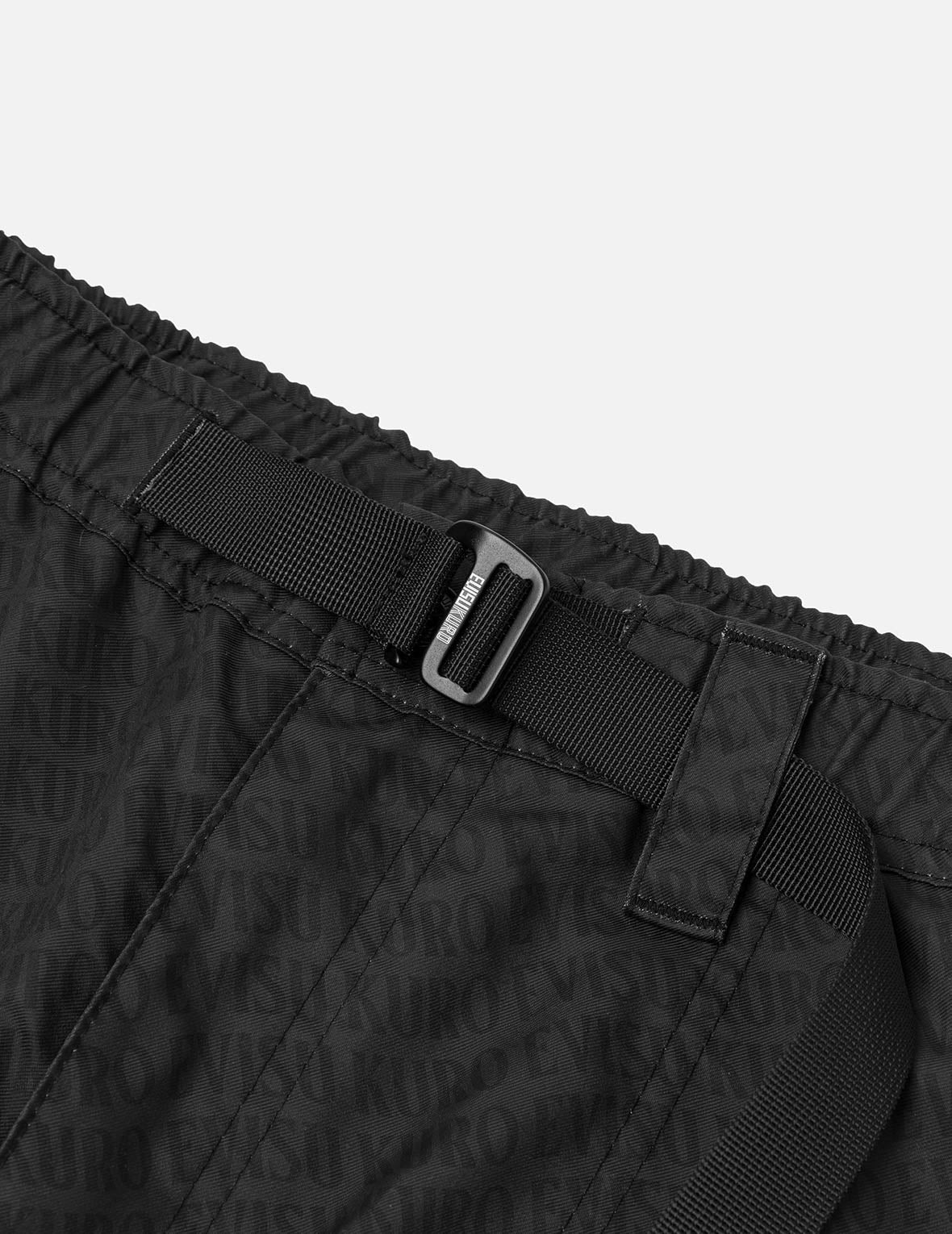 满地商标印花宽版工装裤