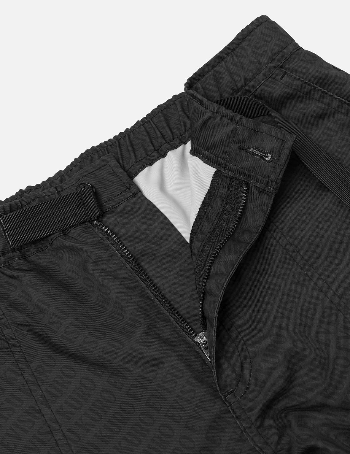 满地商标印花宽版工装裤