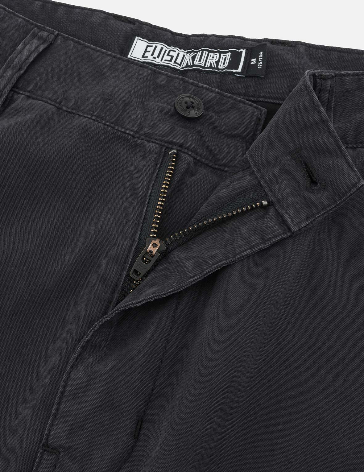 Logo and Seagull Embroidery Relax Fit Cargo Pants
