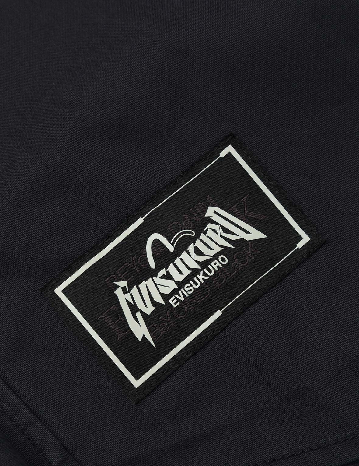 Logo and Seagull Embroidery with Detachable Sleeves Loose Fit Shirt Jacket