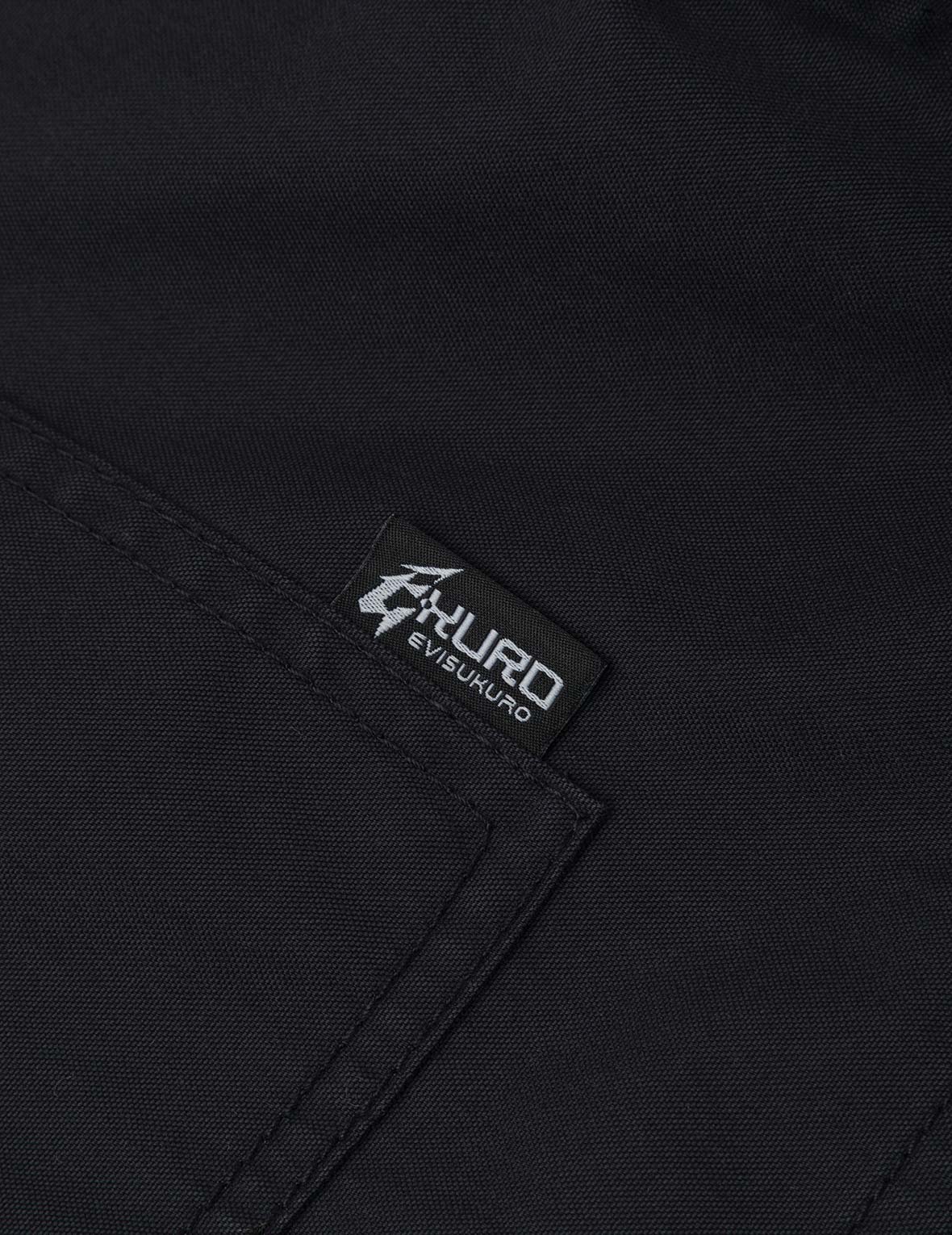 Logo and Seagull Embroidery with Detachable Sleeves Loose Fit Shirt Jacket