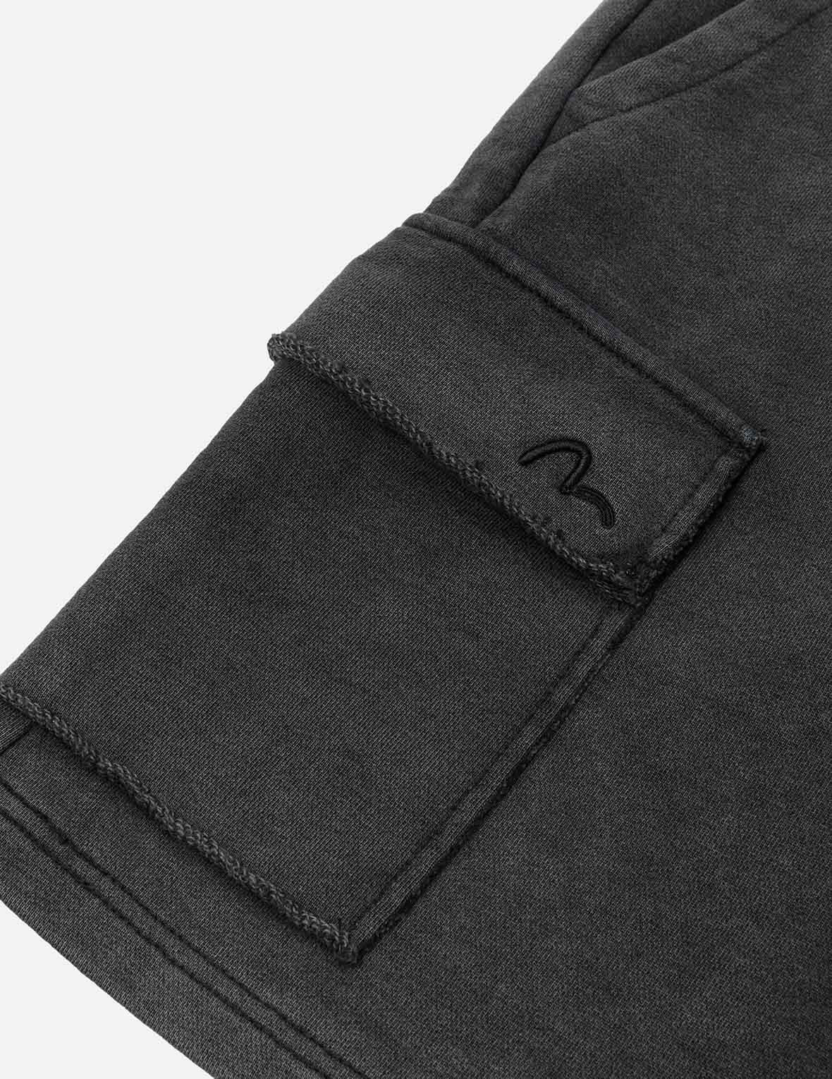 Seagull and Logo Embroidery Relax Fit Sun-Dried Finish Sweatshorts