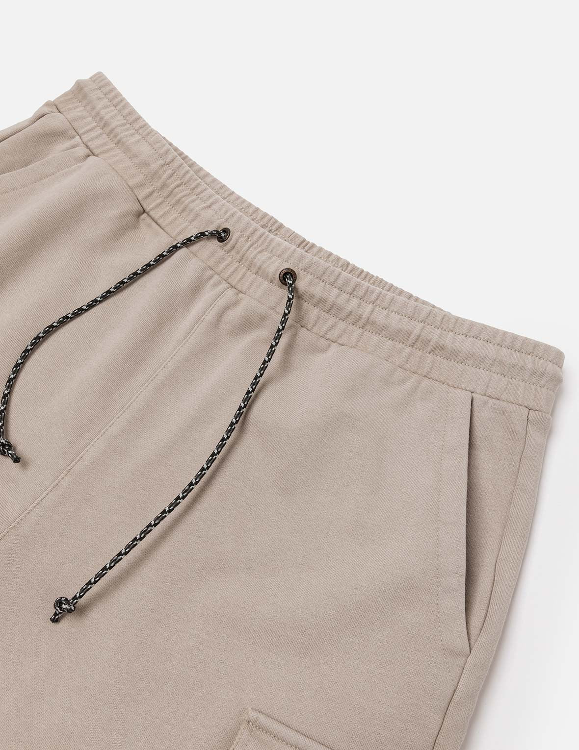 Seagull and Logo Embroidery Relax Fit Sun-Dried Finish Sweatshorts