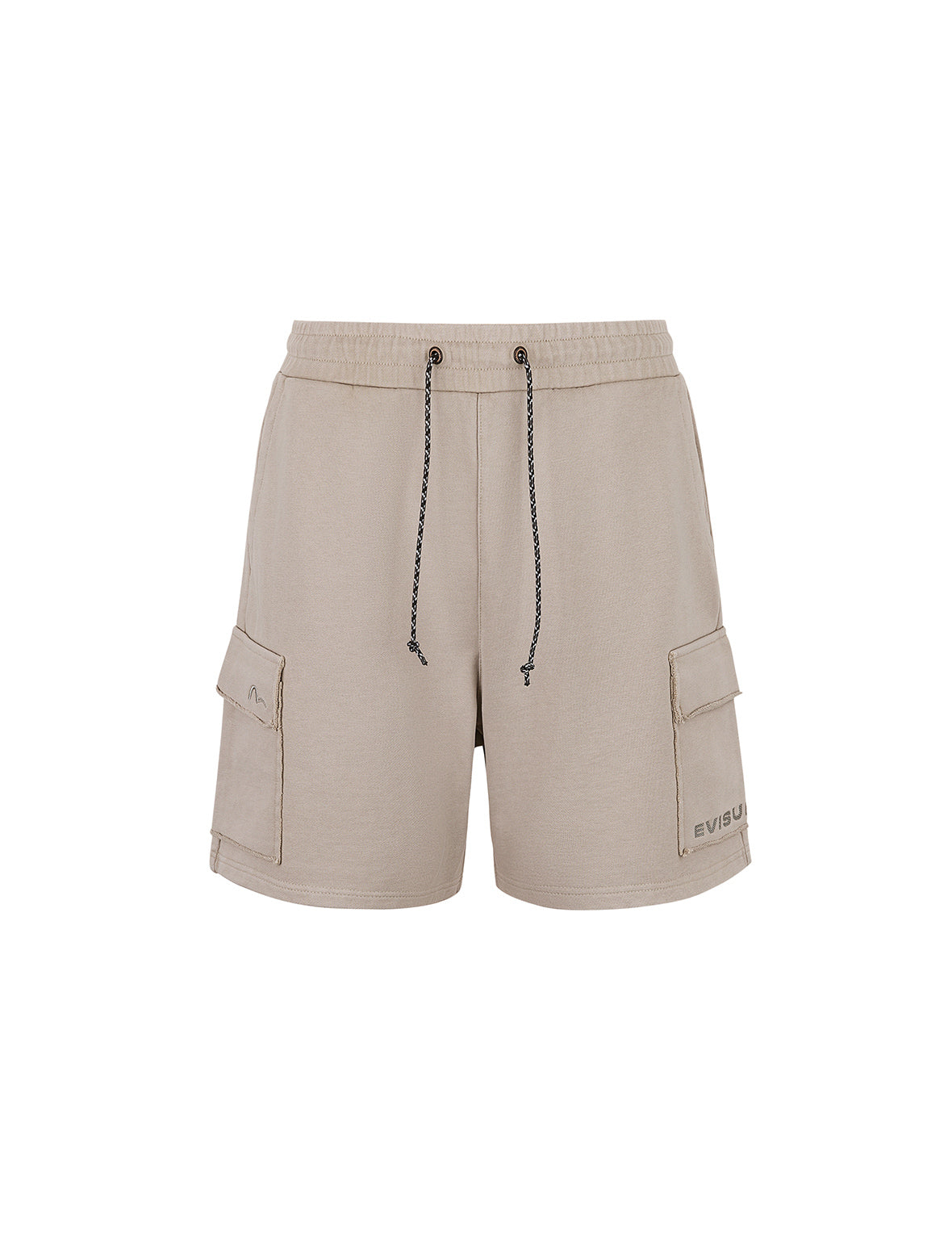 Seagull and Logo Embroidery Relax Fit Sun-Dried Finish Sweatshorts