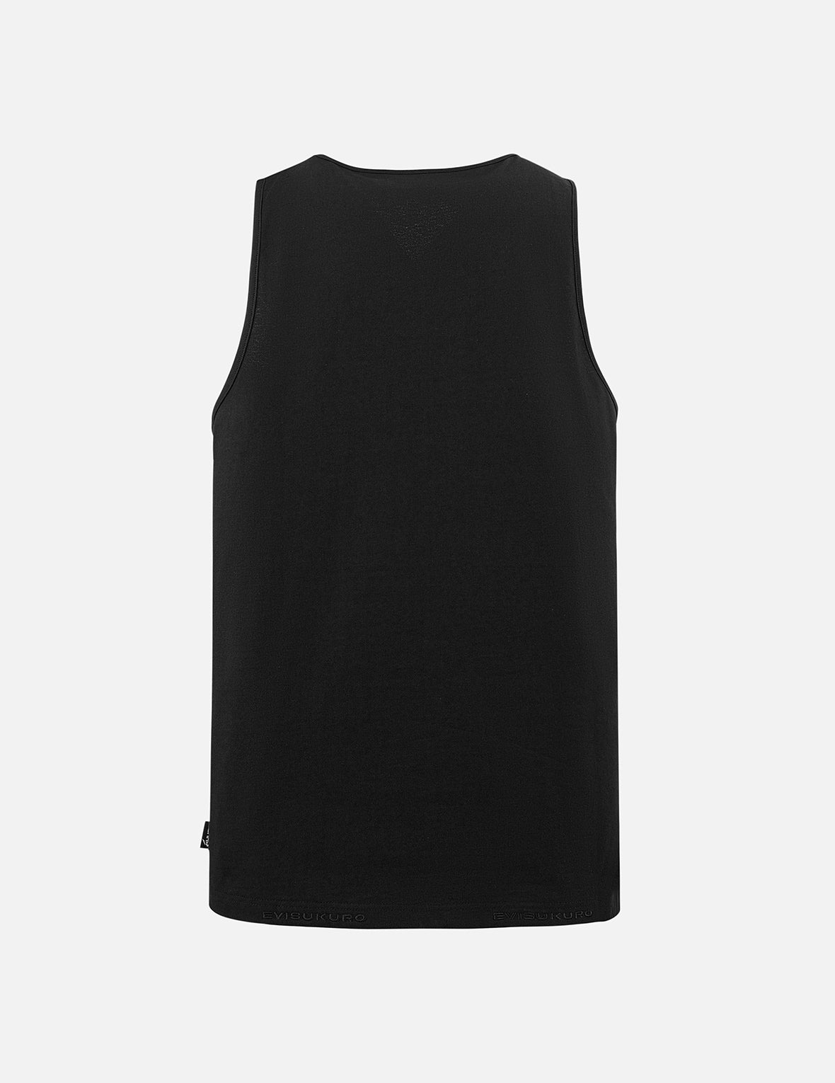 商标和海鸥刺绣宽版休闲背心