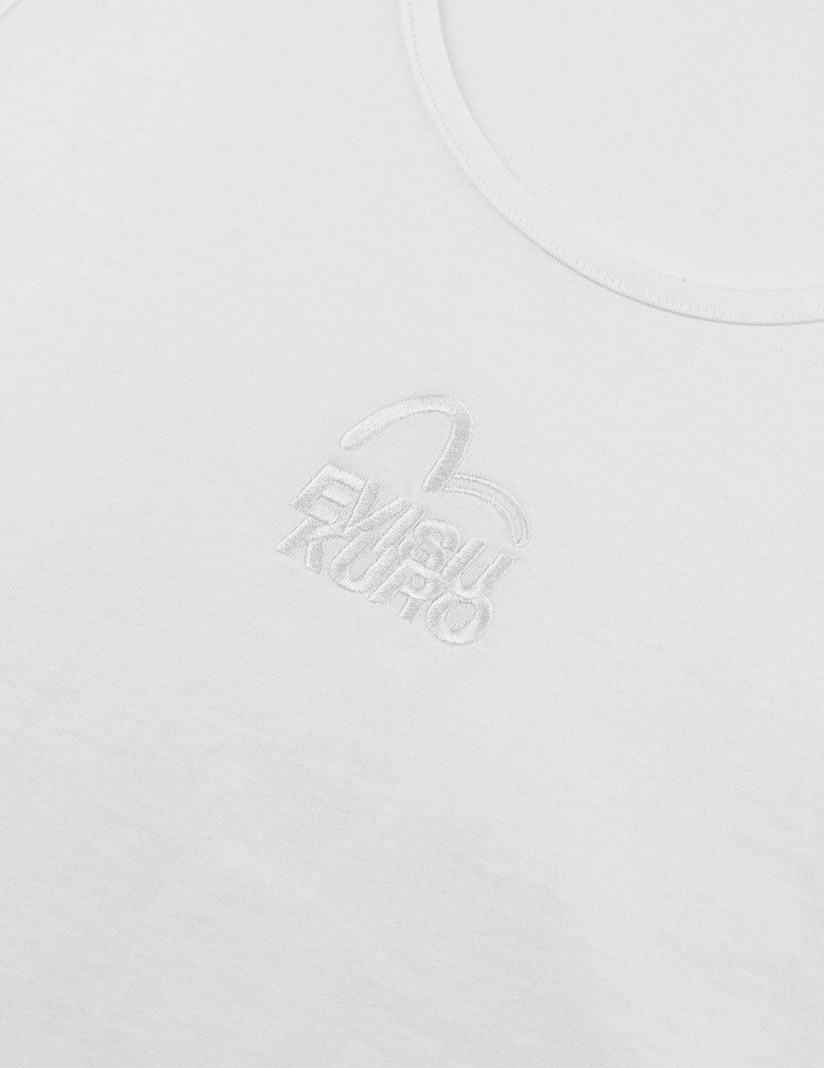 商标和海鸥刺绣宽版休闲背心